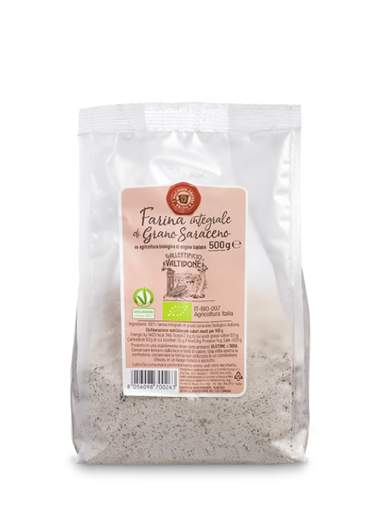 Farina integrale di Grano Saraceno BIOLOGICO